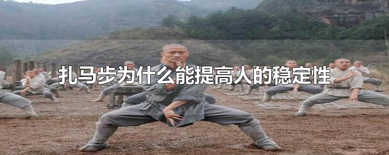 扎马步为什么能提高人的稳定性