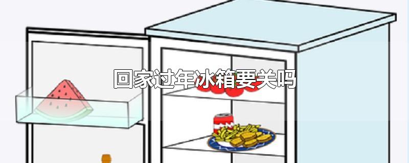 回家过年冰箱要关吗