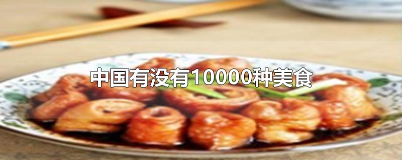 中国有没有10000种美食