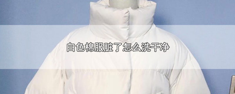 白色棉服脏了怎么洗干净