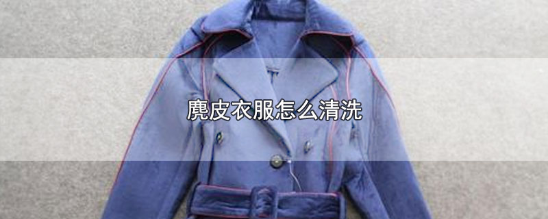 麂皮衣服怎么清洗