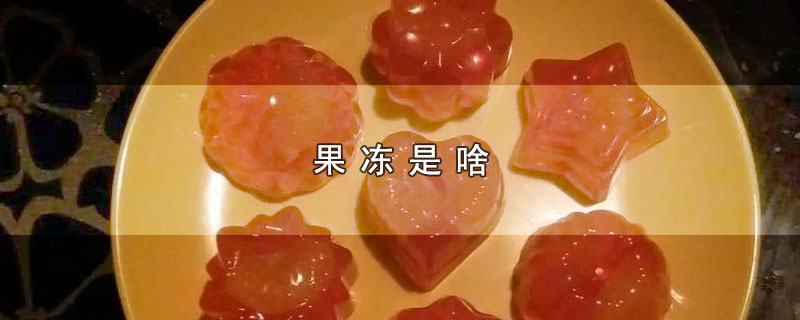 果冻是啥