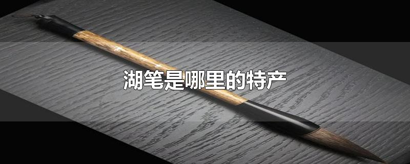 湖笔是哪里的特产