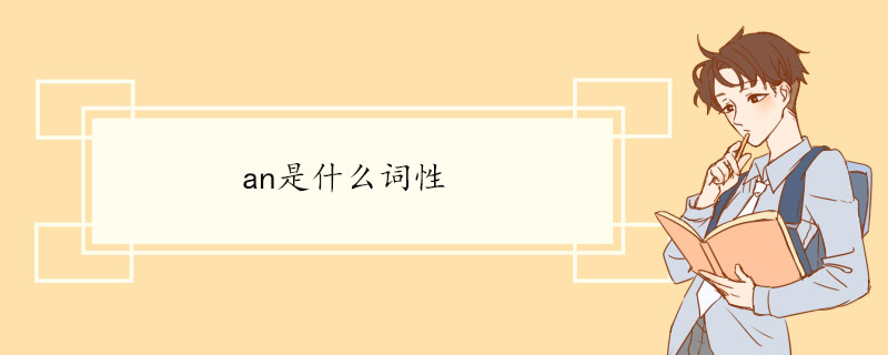 an是什么词性 an的具体用法