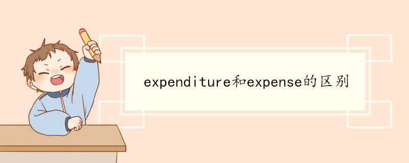 expenditure和expense的区别 expenditure双语例句