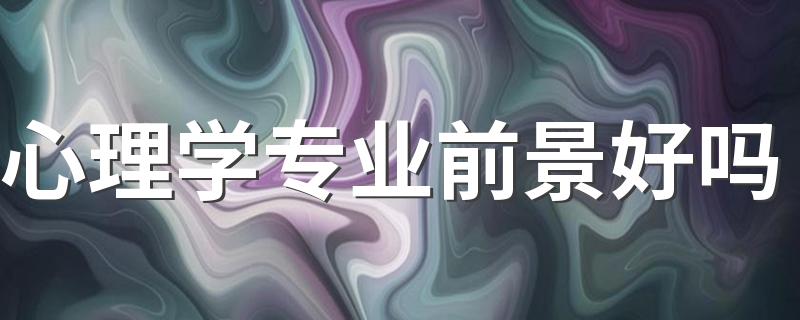 心理学专业前景好吗 毕业以后找什么工作