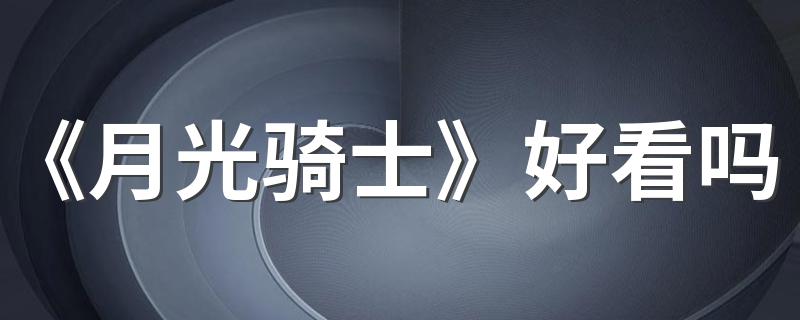 《月光骑士》好看吗 《月光骑士》主要讲的是什么