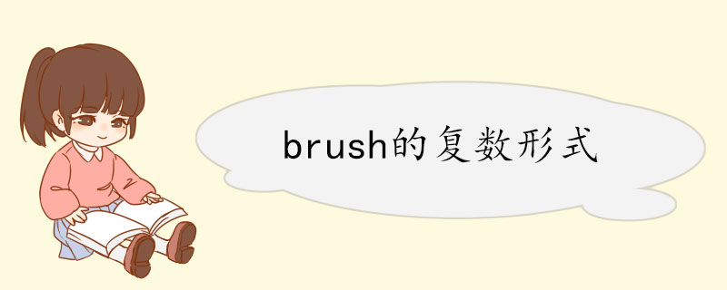 brush的复数形式