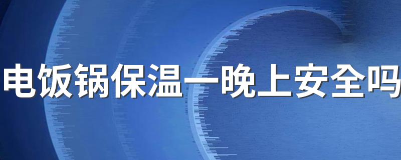 电饭锅保温一晚上安全吗 饭在电饭煲里过夜危害很大