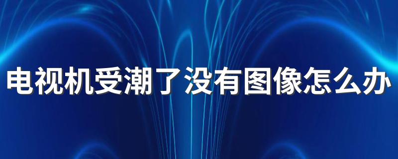 电视机受潮了没有图像怎么办 回南天电视机受潮乱码怎么维修