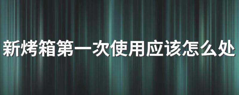 新烤箱第一次使用应该怎么处理一下 烤箱日常使用注意事项