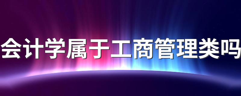 会计学属于工商管理类吗 都学哪些课程