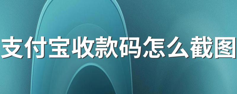 支付宝收款码怎么截图 同时按音量键和关机键