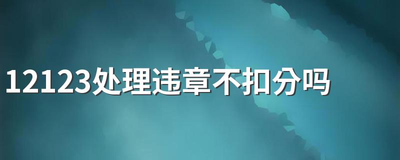 12123处理违章不扣分吗 疫情防控期间驾驶证要换证了怎么办