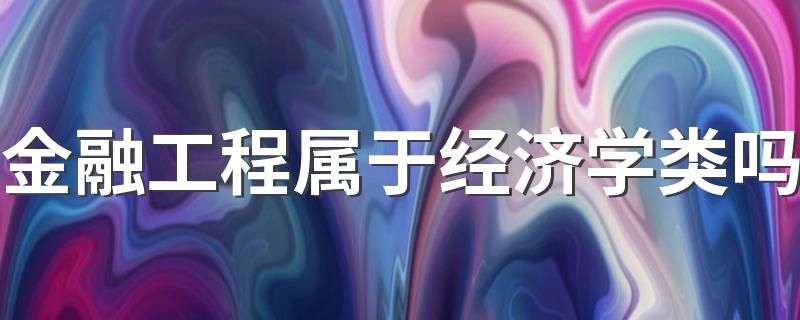 金融工程属于经济学类吗 有哪些课程