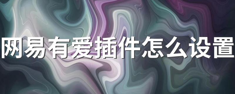 网易有爱插件怎么设置 教你学简单的方法