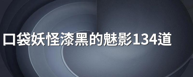 口袋妖怪漆黑的魅影134道路怎么走 口袋妖怪漆黑的魅影怎样过134号道路