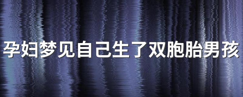 孕妇梦见自己生了双胞胎男孩代表什么 相关分析带你了解梦境寓意