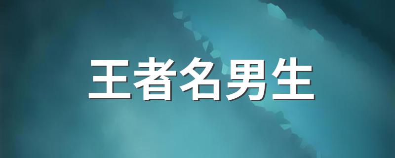 王者名男生 王者荣耀4个字唯美名称男