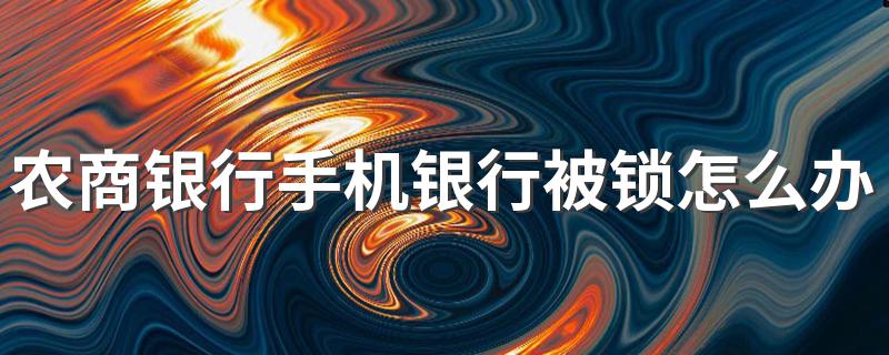 农商银行手机银行被锁怎么办 农商银行手机银行被锁的解决方法