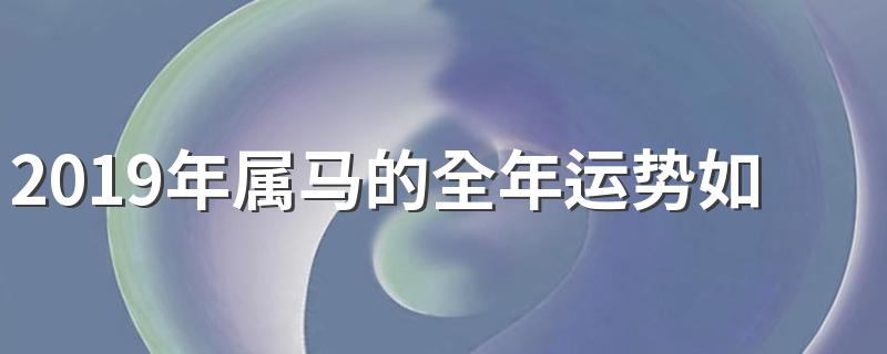 2019年属马的全年运势如何 属马的一年运势如何