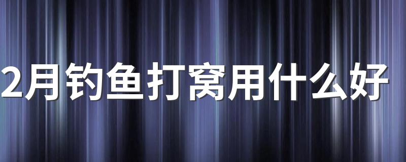 2月钓鱼打窝用什么好 窝料介绍