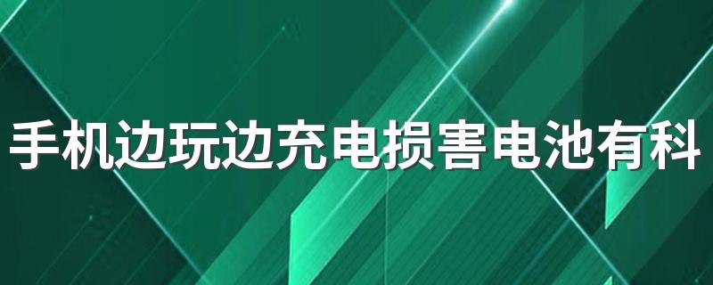 手机边玩边充电损害电池有科学依据吗 怎么延长电池寿命