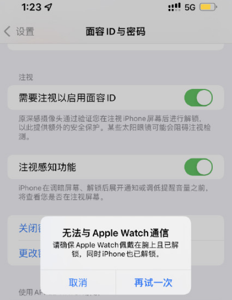 iPhone13无法用Apple Watch解锁怎么回事-iPhone13连接不上Apple Watch怎么办