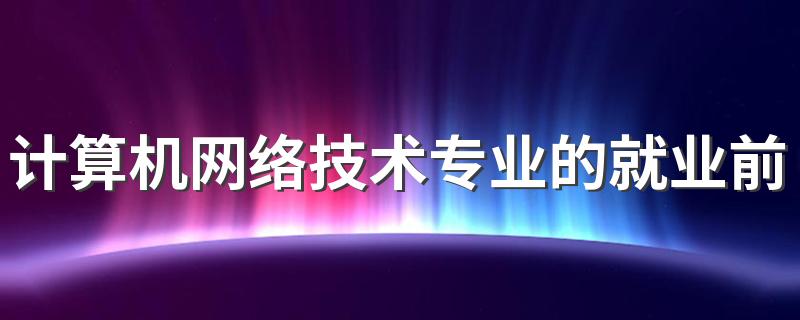 计算机网络技术专业的就业前景怎么样