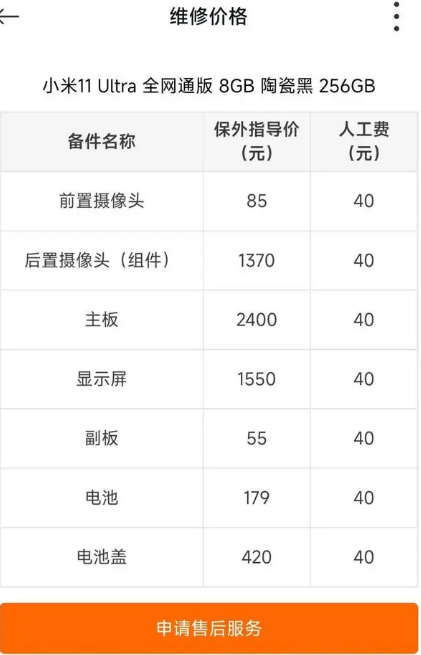 小米11ultra烧wifi维修多少钱-小米11ultra烧wifi可以换新机吗