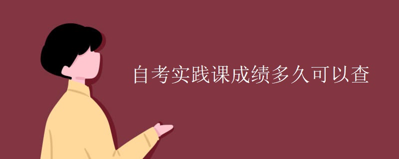 自考实践课成绩多久可以查