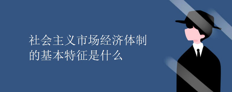 社会主义市场经济体制的基本特征是什么