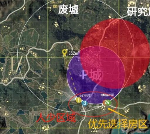 和平精英圈中圈模式苟分技巧分享 和平精英圈中圈模式哪里人少