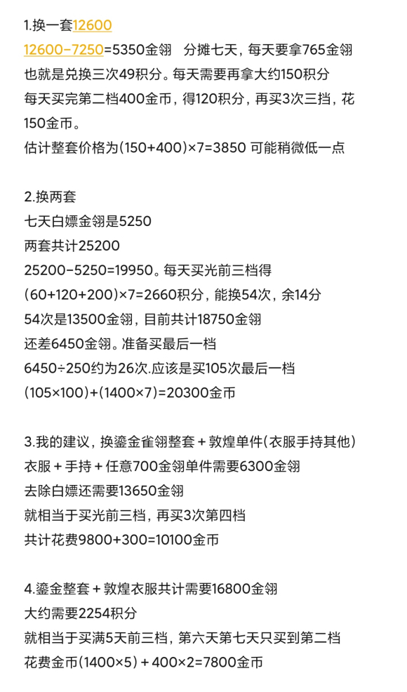 爱江山更爱美人鎏金雀翎活动平民花费与参与方式建议