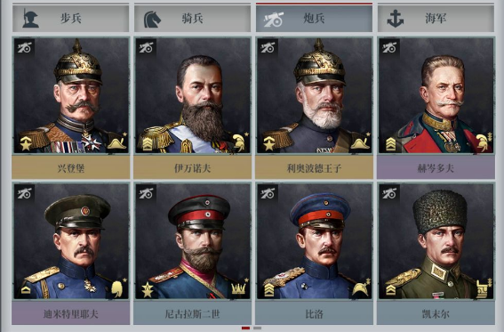 欧陆战争61914炮兵最强将领推荐 炮兵买什么将领最好