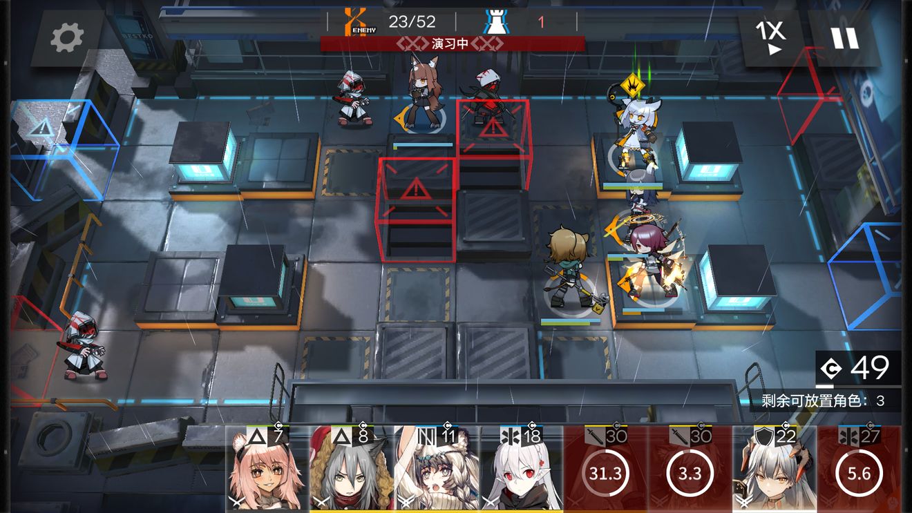 明日方舟5-3突袭平民通关攻略 5-3突袭无斯卡蒂打法详解