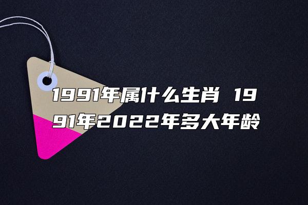 1991年属什么生肖 1991年2022年多大年龄