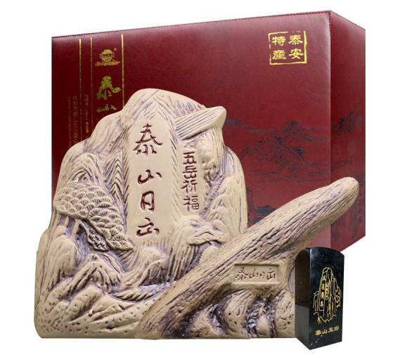 山东泰山日出酒52度价格表大全，品质一般但送礼有地方特色