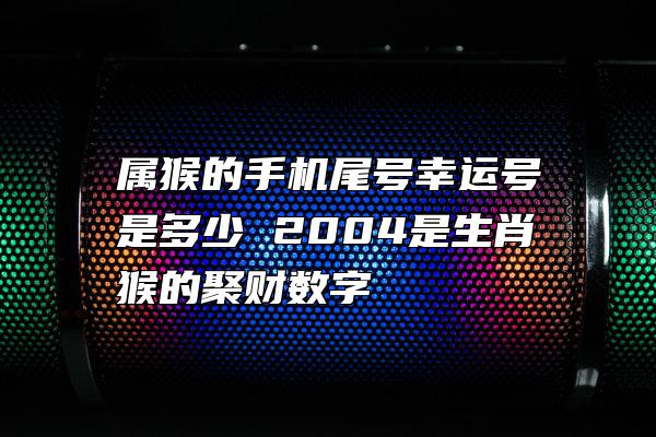 属猴的手机尾号幸运号是多少 2004是生肖猴的聚财数字