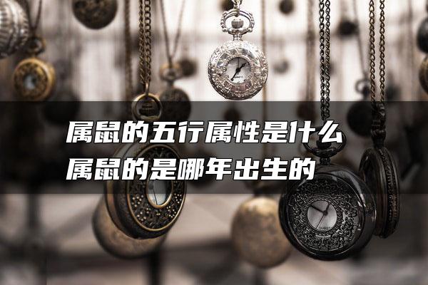 属鼠的五行属性是什么 属鼠的是哪年出生的