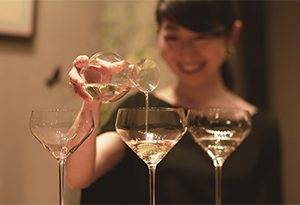 日本「高脚」Riedel纯米清酒杯 