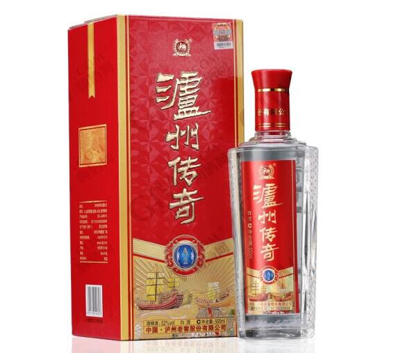 泸州传奇白酒52度多少钱一瓶，泸州老窖低端系列酒好看不贵