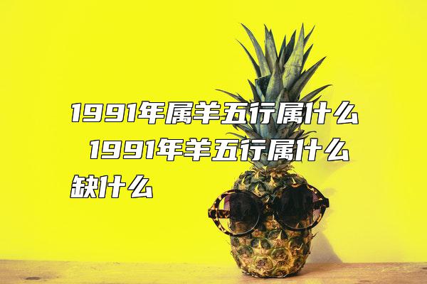 1991年属羊五行属什么 1991年羊五行属什么缺什么