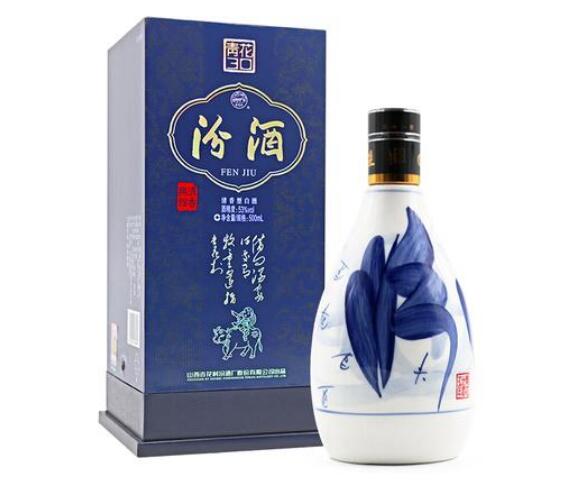 山西青花瓷汾酒系列价格表，20年比30年更具一清到底特质