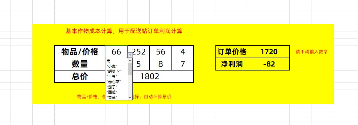 悠长假期配送站订单利润计算 订单利润详细说明