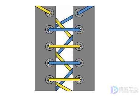 鞋带的24种系法运动鞋