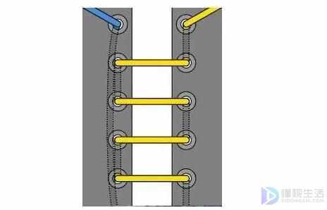 鞋带的24种系法运动鞋