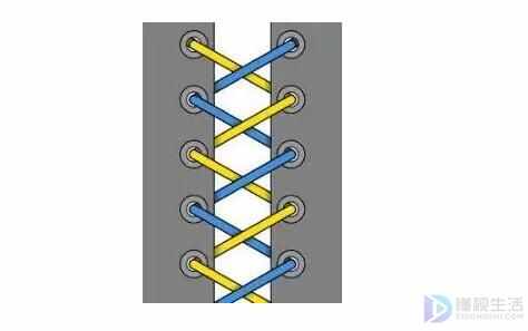 鞋带的24种系法运动鞋