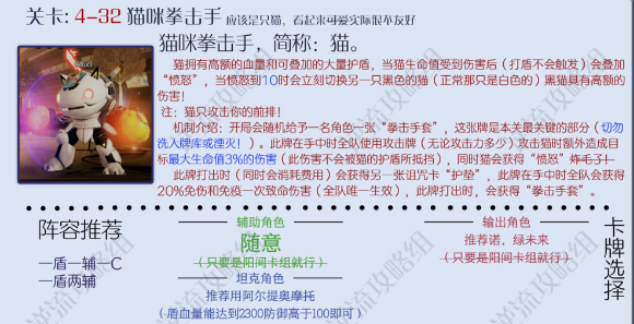 黑潮之上4-32猫咪拳击手怎么打 4-32boss打法攻略