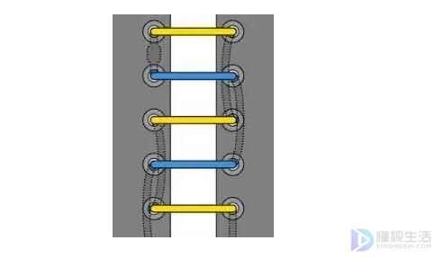 鞋带的24种系法运动鞋